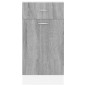 vidaXL Unterschrank mit Schublade Grau Sonoma 40x46x81,5 cm vidaXL Unterschrank mit Schublade Grau Sonoma 40x46x81,5 cm