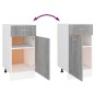 vidaXL Unterschrank mit Schublade Grau Sonoma 40x46x81,5 cm vidaXL Unterschrank mit Schublade Grau Sonoma 40x46x81,5 cm