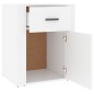 vidaXL Nachttisch Weiß 50x36x60 cm Holzwerkstoff vidaXL Nachttisch Weiß 50x36x60 cm Holzwerkstoff