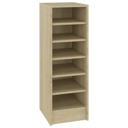 vidaXL Schuhschrank Sonoma-Eiche 31,5x35x90 cm Holzwerkstoff
