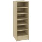 vidaXL Schuhschrank Sonoma-Eiche 31,5x35x90 cm Holzwerkstoff vidaXL Schuhschrank Sonoma-Eiche 31,5x35x90 cm Holzwerkstoff