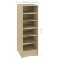 vidaXL Schuhschrank Sonoma-Eiche 31,5x35x90 cm Holzwerkstoff vidaXL Schuhschrank Sonoma-Eiche 31,5x35x90 cm Holzwerkstoff