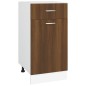 vidaXL Unterschrank mit Schublade Braun Eichen-Optik 40x46x81,5 cm vidaXL Unterschrank mit Schublade Braun Eichen-Optik 40x46x81,5 cm