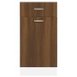vidaXL Unterschrank mit Schublade Braun Eichen-Optik 40x46x81,5 cm vidaXL Unterschrank mit Schublade Braun Eichen-Optik 40x46x81,5 cm