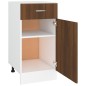 vidaXL Unterschrank mit Schublade Braun Eichen-Optik 40x46x81,5 cm vidaXL Unterschrank mit Schublade Braun Eichen-Optik 40x46x81,5 cm