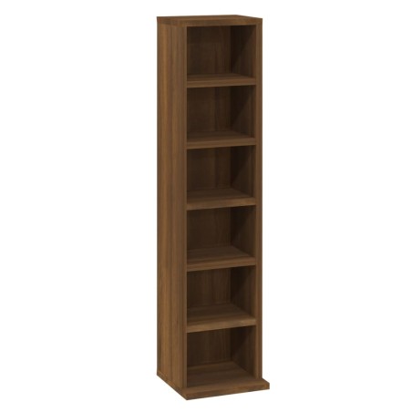 vidaXL CD-Regal Braun Eichen-Optik 21x20x88 cm Holzwerkstoff
