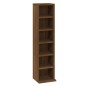 vidaXL CD-Regal Braun Eichen-Optik 21x20x88 cm Holzwerkstoff vidaXL CD-Regal Braun Eichen-Optik 21x20x88 cm Holzwerkstoff