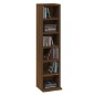 vidaXL CD-Regal Braun Eichen-Optik 21x20x88 cm Holzwerkstoff vidaXL CD-Regal Braun Eichen-Optik 21x20x88 cm Holzwerkstoff