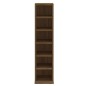 vidaXL CD-Regal Braun Eichen-Optik 21x20x88 cm Holzwerkstoff vidaXL CD-Regal Braun Eichen-Optik 21x20x88 cm Holzwerkstoff