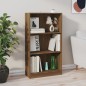 vidaXL Bücherregal Braun Eiche 60x24x109 cm Holzwerkstoff vidaXL Bücherregal Braun Eiche 60x24x109 cm Holzwerkstoff