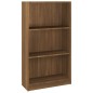 vidaXL Bücherregal Braun Eiche 60x24x109 cm Holzwerkstoff vidaXL Bücherregal Braun Eiche 60x24x109 cm Holzwerkstoff