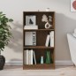 vidaXL Bücherregal Braun Eiche 60x24x109 cm Holzwerkstoff vidaXL Bücherregal Braun Eiche 60x24x109 cm Holzwerkstoff