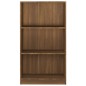 vidaXL Bücherregal Braun Eiche 60x24x109 cm Holzwerkstoff vidaXL Bücherregal Braun Eiche 60x24x109 cm Holzwerkstoff
