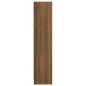 vidaXL Bücherregal Braun Eiche 60x24x109 cm Holzwerkstoff vidaXL Bücherregal Braun Eiche 60x24x109 cm Holzwerkstoff