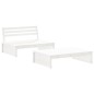 vidaXL 2-tlg. Garten-Lounge-Set mit Kissen Weiß Massivholz vidaXL 2-tlg. Garten-Lounge-Set mit Kissen Weiß Massivholz
