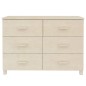 vidaXL Sideboard HAMAR Honigbraun 113x40x80 cm Massivholz Kiefer vidaXL Sideboard HAMAR Honigbraun 113x40x80 cm Massivholz Kiefer