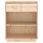 vidaXL Beistellschrank 60x34x75 cm Massivholz Kiefer vidaXL Beistellschrank 60x34x75 cm Massivholz Kiefer