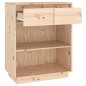 vidaXL Beistellschrank 60x34x75 cm Massivholz Kiefer vidaXL Beistellschrank 60x34x75 cm Massivholz Kiefer