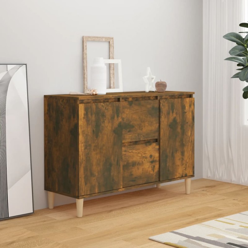 vidaXL Sideboard Räuchereiche 103,5x35x70 cm Holzwerkstoff vidaXL Sideboard Räuchereiche 103,5x35x70 cm Holzwerkstoff