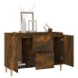 vidaXL Sideboard Räuchereiche 103,5x35x70 cm Holzwerkstoff vidaXL Sideboard Räuchereiche 103,5x35x70 cm Holzwerkstoff