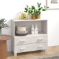 vidaXL Sideboard HAMAR Weiß 85x35x80 cm Massivholz Kiefer vidaXL Sideboard HAMAR Weiß 85x35x80 cm Massivholz Kiefer