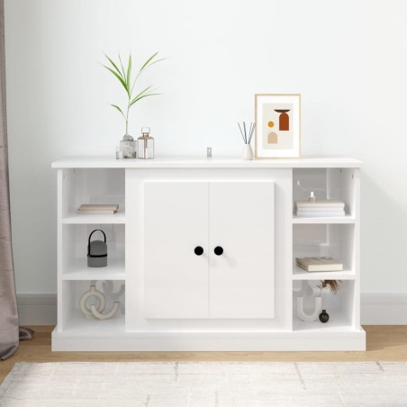 vidaXL Sideboard Hochglanz-Weiß 100x35,5x60 cm Holzwerkstoff