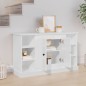 vidaXL Sideboard Hochglanz-Weiß 100x35,5x60 cm Holzwerkstoff vidaXL Sideboard Hochglanz-Weiß 100x35,5x60 cm Holzwerkstoff