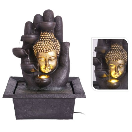 ProGarden Springbrunnen Buddha 30x24x40 cm   