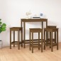 vidaXL 5-tlg. Bar-Set Honigbraun Massivholz Kiefer vidaXL 5-tlg. Bar-Set Honigbraun Massivholz Kiefer