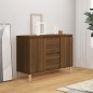 vidaXL Sideboard Braun Eichen-Optik 103,5x35x70 cm Holzwerkstoff vidaXL Sideboard Braun Eichen-Optik 103,5x35x70 cm Holzwerkstoff