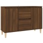 vidaXL Sideboard Braun Eichen-Optik 103,5x35x70 cm Holzwerkstoff vidaXL Sideboard Braun Eichen-Optik 103,5x35x70 cm Holzwerkstoff