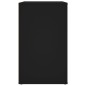 vidaXL Nachttisch Schwarz 50x36x60 cm Holzwerkstoff vidaXL Nachttisch Schwarz 50x36x60 cm Holzwerkstoff
