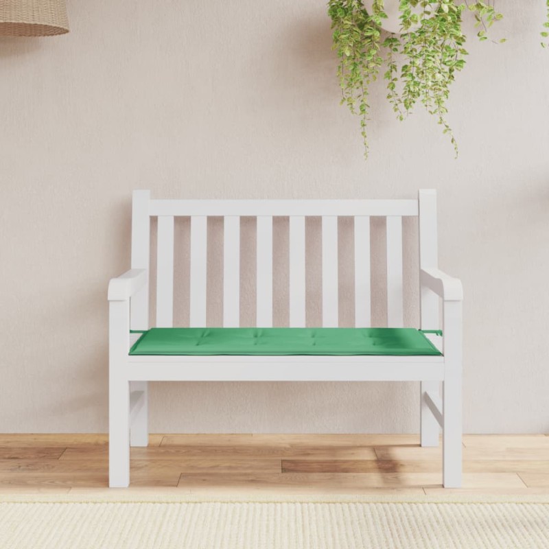Gartenbank-Auflage Grün 100x50x3 cm Oxford-Gewebe Gartenbank-Auflage Grün 100x50x3 cm Oxford-Gewebe