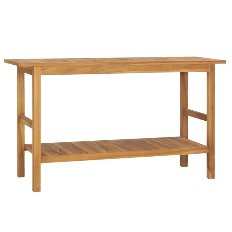 vidaXL Waschtisch Massivholz Teak 132x45x75cm vidaXL Waschtisch Massivholz Teak 132x45x75cm