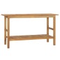 vidaXL Waschtisch Massivholz Teak 132x45x75cm vidaXL Waschtisch Massivholz Teak 132x45x75cm