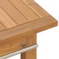 vidaXL Waschtisch Massivholz Teak 132x45x75cm vidaXL Waschtisch Massivholz Teak 132x45x75cm