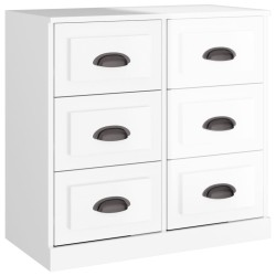 vidaXL Sideboard Hochglanz-Weiß 70x35,5x67,5 cm Holzwerkstoff