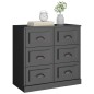 vidaXL Sideboard Schwarz 70x35,5x67,5 cm Holzwerkstoff vidaXL Sideboard Schwarz 70x35,5x67,5 cm Holzwerkstoff