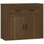 vidaXL Sideboard Braun Eichen-Optik 80x33x70 cm Holzwerkstoff vidaXL Sideboard Braun Eichen-Optik 80x33x70 cm Holzwerkstoff