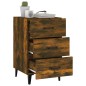 vidaXL Nachttisch Räuchereiche 40x40x66 cm Holzwerkstoff vidaXL Nachttisch Räuchereiche 40x40x66 cm Holzwerkstoff