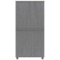 vidaXL Kleiderschrank HAMAR Dunkelgrau 89x50x180 cm Massivholz Kiefer vidaXL Kleiderschrank HAMAR Dunkelgrau 89x50x180 cm Massivholz Kiefer