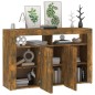 vidaXL Sideboard mit LED-Beleuchtung Räuchereiche 115,5x30x75 cm vidaXL Sideboard mit LED-Beleuchtung Räuchereiche 115,5x30x75 cm