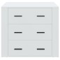 vidaXL Sideboard Weiß 80x33x70 cm Holzwerkstoff vidaXL Sideboard Weiß 80x33x70 cm Holzwerkstoff