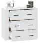 vidaXL Sideboard Weiß 80x33x70 cm Holzwerkstoff vidaXL Sideboard Weiß 80x33x70 cm Holzwerkstoff