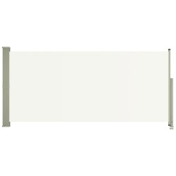 vidaXL Seitenmarkise Ausziehbar 140x300 cm Creme