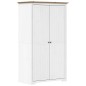 vidaXL Kleiderschrank BODO Weiß und Braun 99x53,5x173 cm Kiefernholz vidaXL Kleiderschrank BODO Weiß und Braun 99x53,5x173 cm Kiefernholz