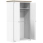 vidaXL Kleiderschrank BODO Weiß und Braun 99x53,5x173 cm Kiefernholz vidaXL Kleiderschrank BODO Weiß und Braun 99x53,5x173 cm Kiefernholz