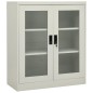 vidaXL Büroschrank Hellgrau 90x40x105 cm Stahl vidaXL Büroschrank Hellgrau 90x40x105 cm Stahl