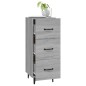 vidaXL Sideboard Grau Sonoma 34,5x34x90 cm Holzwerkstoff vidaXL Sideboard Grau Sonoma 34,5x34x90 cm Holzwerkstoff