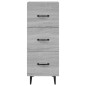 vidaXL Sideboard Grau Sonoma 34,5x34x90 cm Holzwerkstoff vidaXL Sideboard Grau Sonoma 34,5x34x90 cm Holzwerkstoff